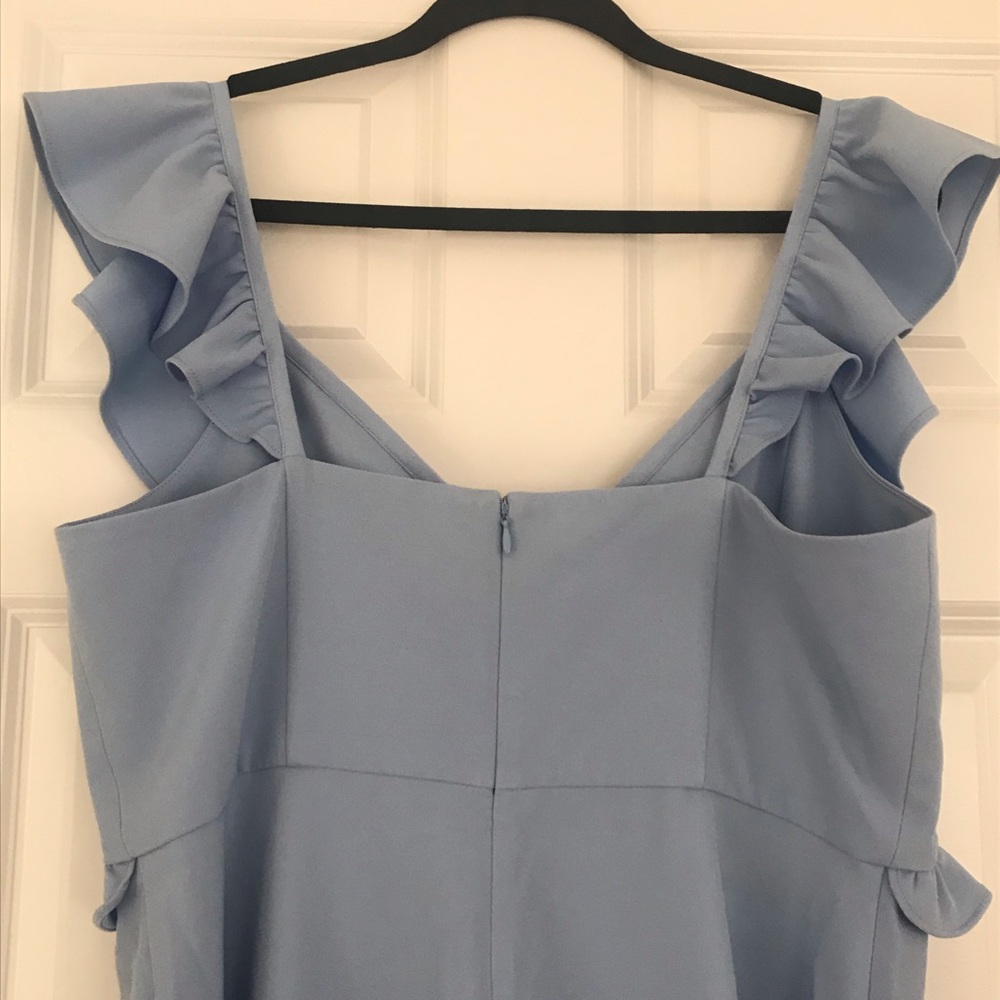 Chelsea28 Blue Ruffle Dress - Picture 8 of 9